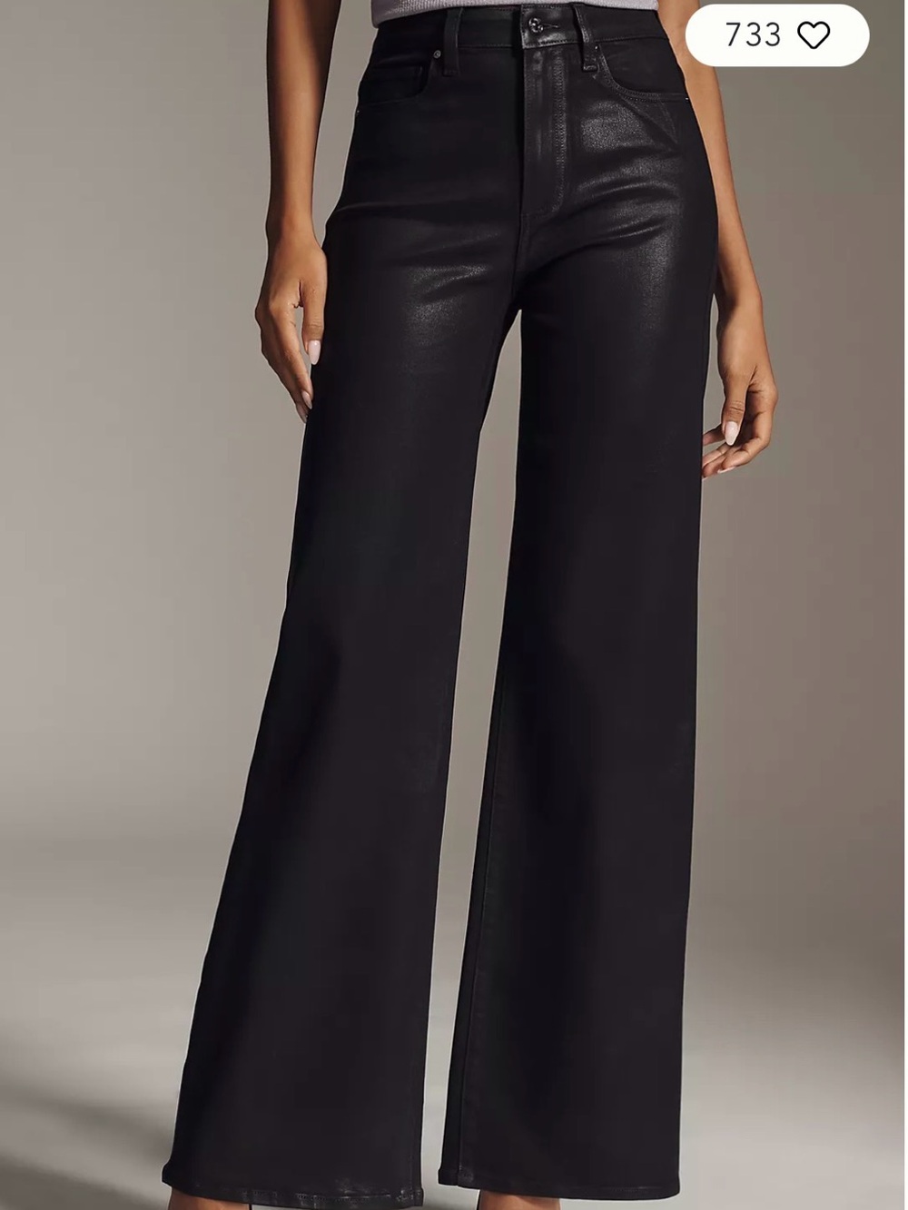 PAIGE Black Flare Jeans